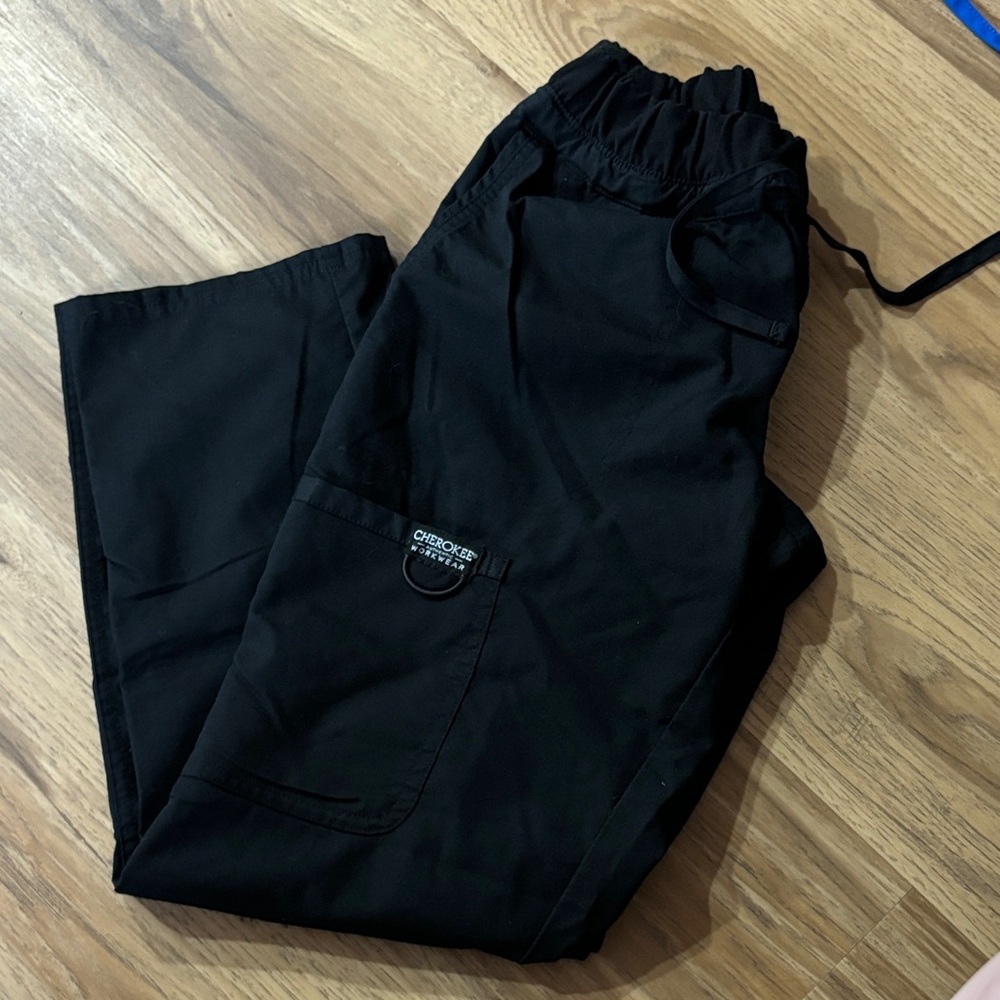 Cherokee Black scrub pants